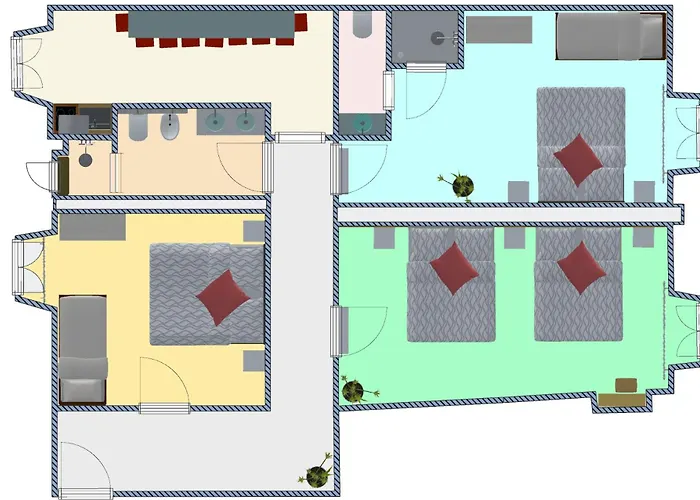 Apartment Aparts - 3 Bedrooms Luxury At St Peter *